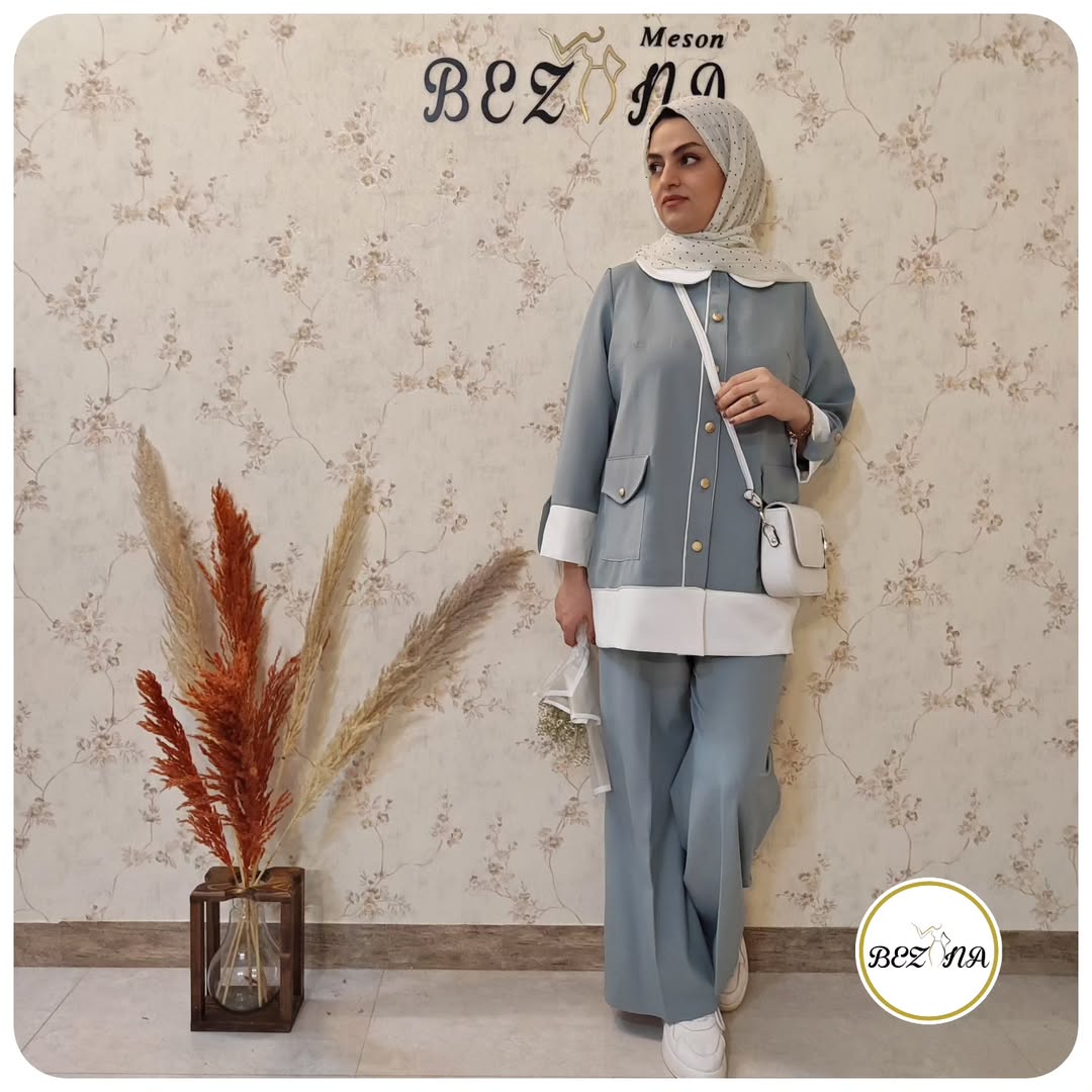 کت و شلوار زنانه چهارفصل مزون بژنا کرپ